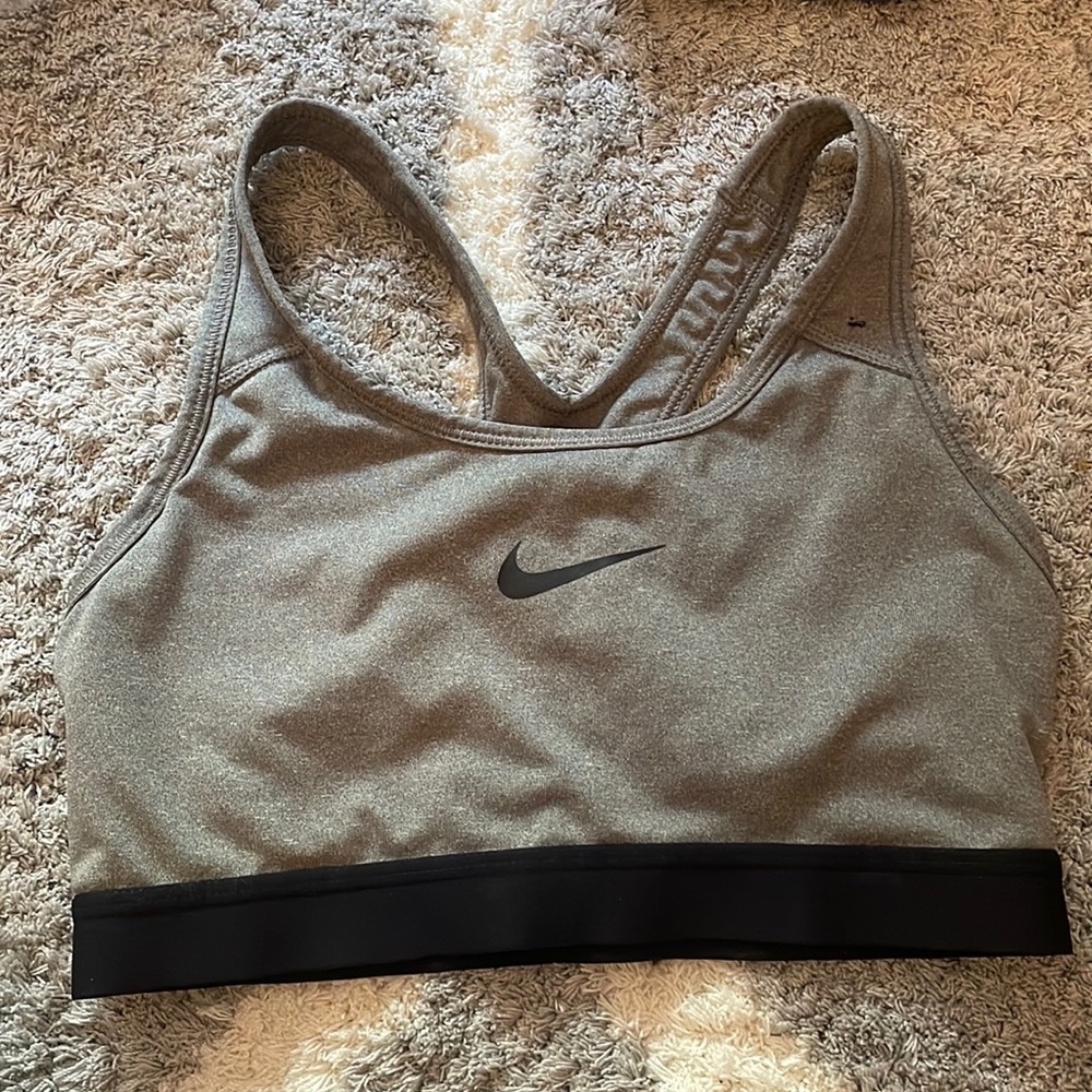 Grey Nike Sports bra